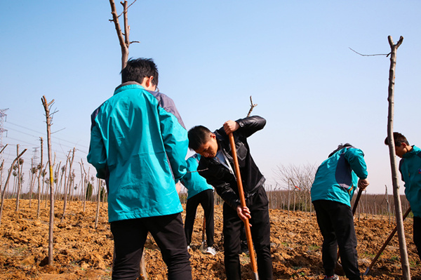 “攜手植樹，共創(chuàng)藍(lán)天”丨南京新華師生共筑新華育才林