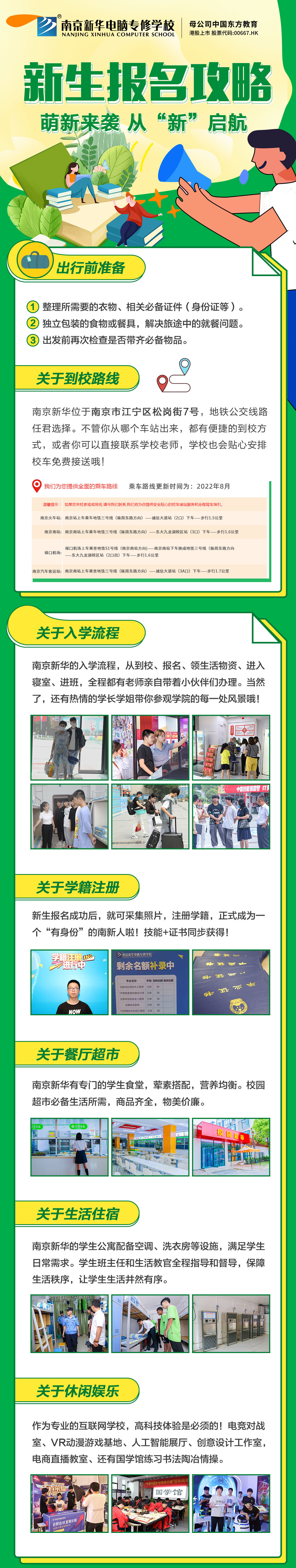 新生報(bào)名攻略| 2022級的同學(xué)們，我們在南京新華等你！